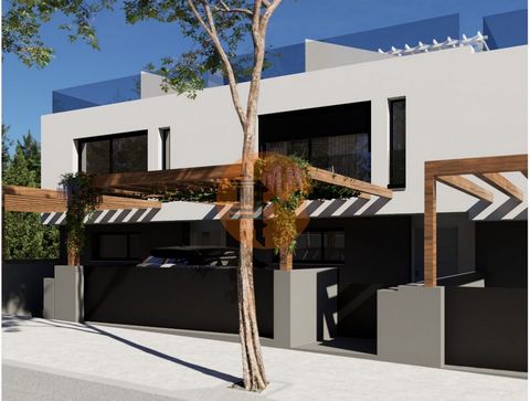 4 Bedroom Terraced House in the RIA TERRACES Development, Faro, Algarve Housing Features: Typology: T4 Bathrooms: 4 Terrace and Balcony: Yes Parking: 2 spaces Air Conditioning: Yes Pool: Yes Garden: Yes - Built-in cabinets: Yes Orientation: South Are...