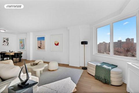 Discover this spacious and sun-drenched apartment at 301 East 22nd Street, originally a junior 4 one-bedroom layout, thoughtfully reconfigured into a two-bedroom, one-bathroom home. The expansive living room offers ample space for a dining area, whil...