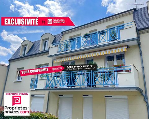 Delphine VENON vous présente en centre ville de Châteauneuf sur Loire à 2 pas de la Loire et au coeur des commerces, un appartement au 2ème et dernier étage d'une résidence de standing sécurisée avec ascenseur comprenant : Entrée avec placards, Séjou...