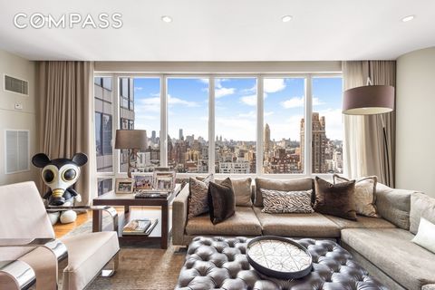 Views! Views! Views! Welcome to apartment 25B, a high floor four bedroom, three and a half bathroom corner residence with private balcony. This well appointed home offers nearly 2500 square feet of interior space with floor-to-ceiling windows showcas...