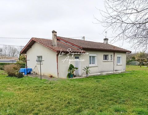 EN EXCLUSIVITÉ-Découvrez cette charmante maison de plain-pied entre Damazan et Feugarolles, à Buzet-sur-Baïse, offrant une surface de 63 m2. Elle dispose d'un salon lumineux avec porte-fenêtre donnant sur l'extérieur, une belle entrée desservant une ...