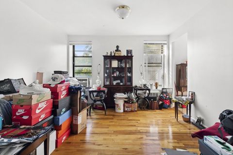 Discover this bright and sun-filled 2-bedroom, 1-bath corner apartment with triple exposures, nestled in a charming pre-war HDFC Co-op in the heart of vibrant West Harlem. The apartment offers serene views of lush trees and boasts spacious, well-prop...