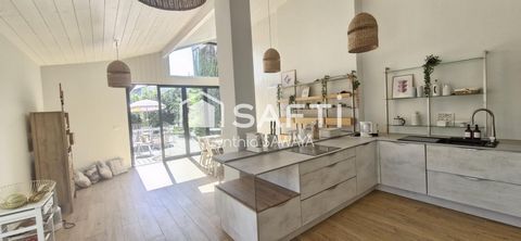 Grande maison lumineuse au coeur de la Teste, avec 2 belles terrasses et piscine chauffée