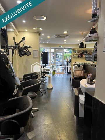 SALON DE COIFFURE A VENDRE DE 55 M2 Situé à COURBEVOIE AVENUE MARCEAU LOYER 800€/MOIS