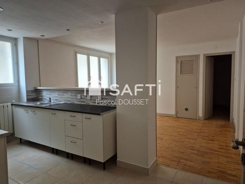 Appartement T4 de 73m2 en rez-de-chaussée entièrement rénové