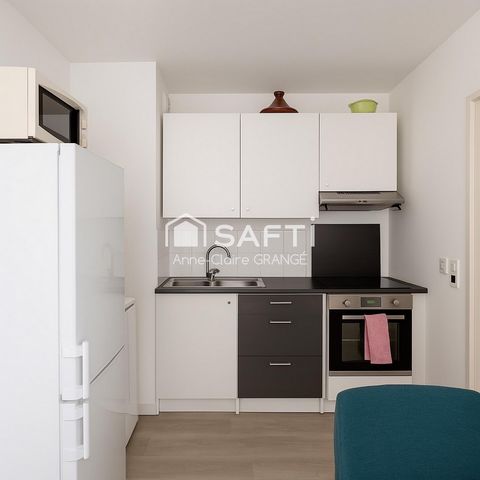 Appartement T2 vendu avec locataire en place – Résidence La Citadelle, Le Mans