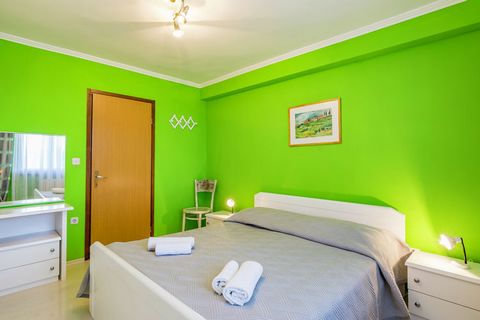 Dit mooi ingerichte appartement is gelegen in Pazin, Kroatië. Het diervriendelijke huis heeft 2 slaapkamers en het is geschikt voor maximaal 6 personen, ideaal voor een groot gezin. Het huis beschikt over een zwembad, tuin en airco.