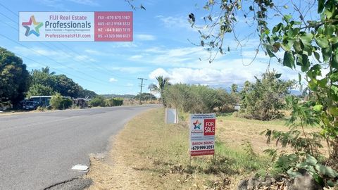 YOU can Design & Build the best home in FIJI, or develop new rental units for the steady flow of people coming and going to/from Vuda Marina and the Ba, Lautoka and Nadi business centers, along with international travelers on this HALF ACRE LOT (2020...