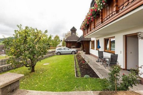 Located in Kaiserhaus, in the beautiful high valleys of the Black Forest, this picturesque apartment is perfect for a getaway with family or friends. With 1 bedroom, this can accommodate up to 3 guests. It has a private terrace for you to enjoy a lov...