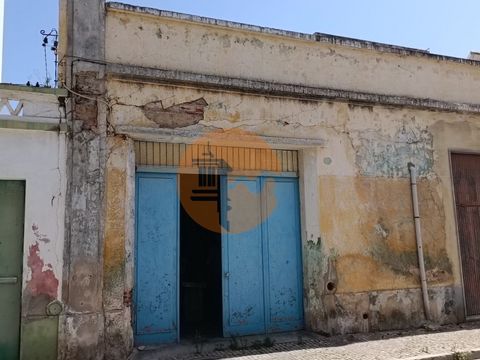 Warehouse, on Rua de Ayamonte, in the Center of Vila Real de Santo Antônio, Algarve. With the possibility of building a house or a building. Warehouse with bathroom and mezzanine. With a location in the central area of the city but outside the histor...