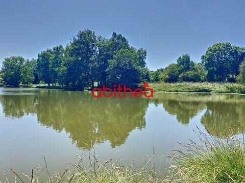 Only at Abithea, we present this pond of 1.3 ha on a plot of 3 ha with 2 servings of 200 and 2000 m2, we have an operating permit issued by the prefecture. The body of water is fed by a main stream, but also by external and internal springs of the po...