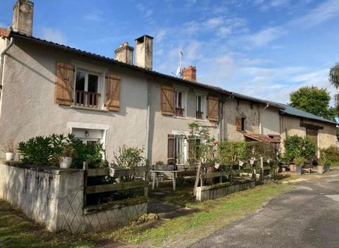 Set of 3 houses at the foot of the Monts de Blond with strong tourist potential, hiking or horseback riding. 3 houses 1 barn with 7 boxes 1 fodder storage barn 1 Drained and sanded quarry 20x40 13 ha with part of the Meadows running along a river 1 p...