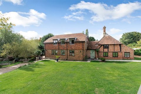 GUIDE PRICE £1,450,000 - £1,550,000. Far from the madding crowd, a true hidden gem. Set on one of the most favoured roads in the area tucked behind double gates you are presented with Bushy Lees Farmhouse. Nestled in extensive grounds of 2.37 acres t...