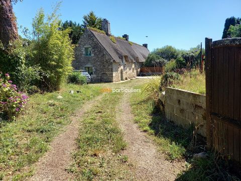 Your agency offers you this beautiful thatched cottage of 110m2 of living space on 1375m2 of land. Completely renovated. It consists on the ground floor: a beautiful living room of 40m2 with a beautiful fireplace, already cased, a bright fitted and e...