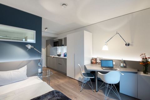 This brand new apartment is located only 2km away from the Belgian Quarter and contains all amenities imaginable for temporary living. Starting with the highest sleeping comfort in a box spring bed by Treca Paris, the fully equipped kitchenette inclu...