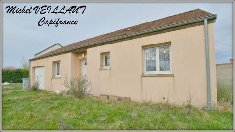 Dpt Allier (03), à vendre MONTBEUGNY maison P4 de 89 m² - Terrain de 717,00 m²