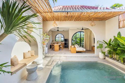 -   A brand new villa in Umalas, where Mediterranean-inspired architecture meets a tropical twist. Nestled within walking distance from amenities such as restaurants, cafes, and more, and only a 5-minute drive from vibrant Canggu, this villa promises...