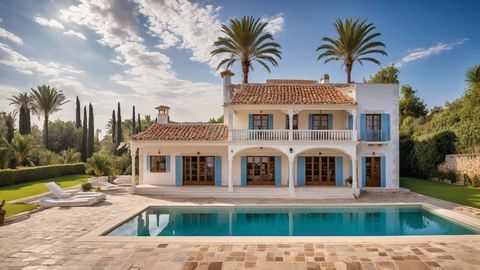 Ten nowy budynek w klasycznym stylu w pobliżu Ses Salines na południu Majorki oferuje śródziemnomorską atmosferę. Atrakcyjny dom jednorodzinny zachwyca typową architekturą z elementami z kamienia naturalnego, dużymi oknami i wysokimi drewnianymi belk...