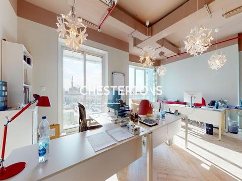 Located in Dubai. Chestertons International Real Estate is delighted to present this beautiful office spanning 917 square feet, this meticulously crafted space offers a blend of sophistication and functionality, paired with stunning views of the sere...