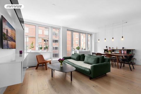 Welcome to Apartment 4B at 125 West 21st Street in the heart of Chelsea! Upon entering this bright and airy mint condition apartment, you're in the gallery complete with two large custom-fitted closets. Just to the right is the modern open kitchen. I...