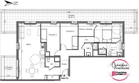 CHARTRES (28000) - Quartier Petits Clos - Appartement F4+ 97,09 m² >>> PRIX - TVA 5,5 %* : 281 246 euros Caractéristiques de l'appartement : Une entrée avec placard, un séjour de plus de 30 m² avec cuisine ouverte à aménager, un WC indépendant, trois...