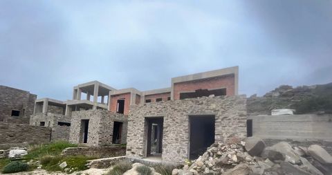 Luxury Unfinished hotel with Unlimited Views in Kalamia, Paros, Greece Location: Kalamia, Paros - Greece Property Description: Plot Size: 4000 sq.m. Construction: Two unfinished villas with a permit for two pools. First Villa: 111 sq.m. on three leve...
