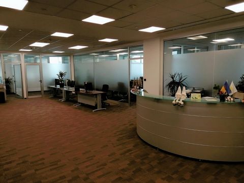 Located in Limassol. The office is fully furnished and equipped with the following: • 1 Large conference room and 1 small conference room• 11 office rooms with glass soundproof partitions• 1 Large open plan area, one small open plan area• 1 dining ro...