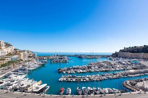 Excepcional apartamento de 330 m² situado en el puerto de Mónaco, con vistas al circuito del Gran Premio de F1. Esta suntuosa propiedad familiar, totalmente remodelada por Studio Hinton, ha sido renovada con materiales y características de alta calid...