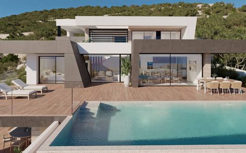 Villa in Cumbres del Sol, Benitachell, Costa Blanca In the paradisiacal Cumbre del Sol, on the North Costa Blanca, a villa with spectacular sea views has been projected. A newly built home on one of the best located plots within the Cumbre del Sol Re...
