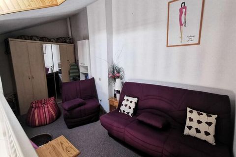 This charming two-room mezzanine villa comfortably accommodates up to 6 people. It features a bedroom with two single beds, a convertible sofa for two people in the living room, and an additional convertible sofa for two people in the mezzanine. The ...