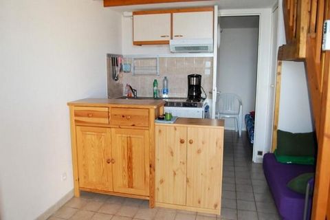 This charming studio cabin mezzanine cabin is designed for up to 4 people, offering a cozy and comfortable stay. It includes a cabin with a two-person convertible sofa and a mezzanine with a 160 cm double bed. The property is pet-free, ensuring a pea...