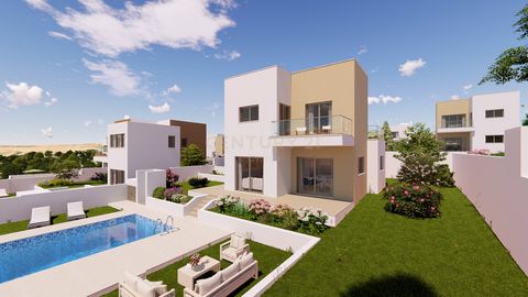 For sale: A luxurious villa in Kouklia, spanning 110.12 sq.m. on a 469.20 sq.m. plot. This under-construction property features 2 bedrooms, 2 bathrooms, a modern kitchen, and a spacious living room. The villa includes 1 closed parking space and is eq...