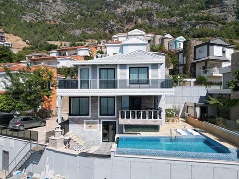 This stunning villa for sale in Bektas, Alanya, offers 280 m2 of modern living space, set on a 450 m2 plot. Built in 2022, this three-story villa features 3 spacious bedrooms, 3 bathrooms, and a large living room. The American-style kitchen and under...