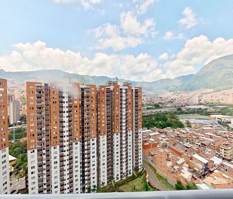 Venta apartamento, ideal para vivir con total comodidad en el Conjunto REsidencial Puerta Madera en Bello, este apartamento de 60 m², cuenta con 3 habitaciones, 2 banos, cocina integral abierta, con vista al exterior y balcon, piso en ceramica, su di...