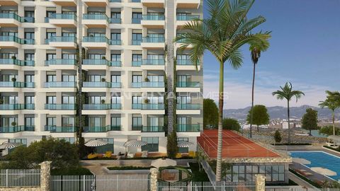 Appartementen in Complex op Loopafstand van het Strand in Mahmutlar Het woonproject met dubbele blokken is ontworpen op een oppervlakte van 6.200 m² in Mahmutlar, Alanya. Alanya is de meest geschikte mediterrane stad voor het dagelijks leven en vakan...