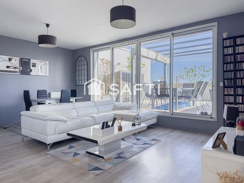 Appartement de type 5, dernier étage, 2 places de parking