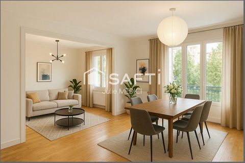 Appartement 4 pièces avec garage - Isolation votée et prise en charge par le vendeur. Proche commerces et accès autoroute.