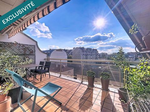 Exclusivité : Duplex de 110 m² avec terrasse, dernier étage, calme et sans vis-à-vis, en plein cœur d’Alfortville