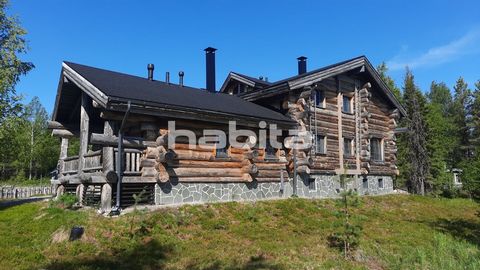 Elegant semi-detached house ready for as an investment, private use or both. The property is located only 1 km from the center of Levi. The building material is a massive log. Have the real spirit of Lappland for yourself. Features: - Furnished