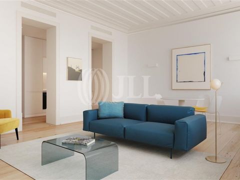Studio apartment, new, with 30 sqm (gross floor area), at the Conceição 123 project, in downtown Lisbon. Conceição 123 is set among the Pombaline buildings in downtown Lisbon, where the capital's urban life meets centuries-old architecture carefully ...