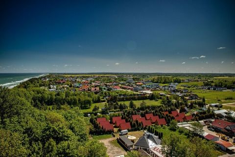 A family holiday resort 450 m from the beach, in a small seaside settlement (Gąski). You can count on an idyllic, relaxing holiday here. There are only 6 holiday cottages in the fenced area. There is a lot of area for many children's games and activi...