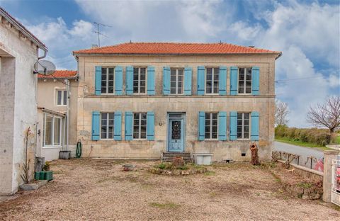 Located in a small hamlet this pretty, south-facing house is just a ten minute drive from the popular town of Jonzac, which offers most amenities and which is well-known for its thermal spas and water park. The ground floor offers two good size recep...