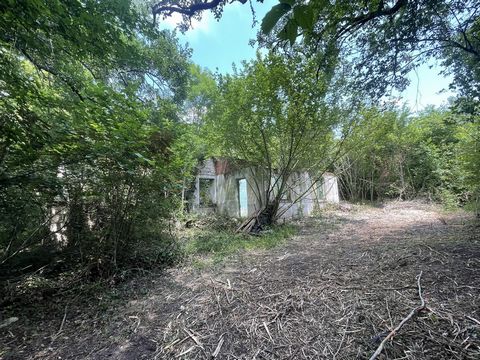 5 minutes from all amenities Villeneuvoise, a haven of peace for this land of 1.24 hectares. This land is equipped with water, electricity, well and a ruin. Ideal for nature project.  