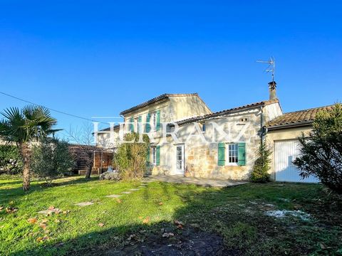 The HERRANZ agency has the exclusivity to present you this magnificent stone house combining the character of the old and modern comfort, located in the peaceful town of Vayres, with quick access to the Bordeaux ring road. Soak up the warm atmosphere...
