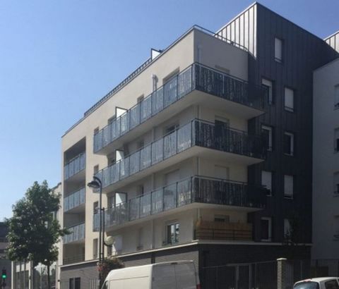 Dpt (93), à vendre appartement T2 de 45,13 m² + place de stationnement en sous-sol