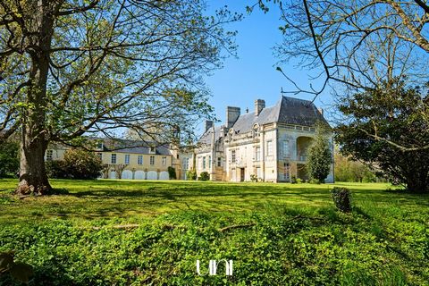 Nova propriedade excepcional na Uni Immobilier Castelo de mais de 3000m2 com dependências em um parque de cerca de 10 hectares com árvores e potencial incrível. Localização: Château de Lasson (Rots): 14 minutos da nossa agência (centro da cidade de C...