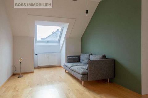 Welcome to your new 48-square-meter oasis in Linz! This rental apartment is located in a charming cul-de-sac surrounded by a quiet residential area. The building, completely renovated in 2019, offers modern living comfort in the charming attic. The p...