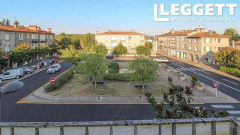 A27763TSM16 - Conveniently situated and set back from the road, overlooking the fountain in the centre of Chabanais. There are shops, bars, restaurants all within walking distance. Limoges airport is a 30 minute drive. Information about risks to whic...