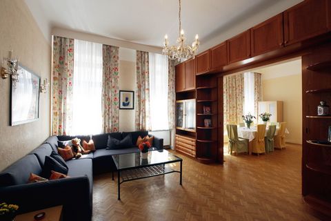The apartment is in an extremely convenient location in Vienna. Just a few minutes' walk away is the famous Schönbrunn Zoo, the oldest zoo in the world and a popular destination for families and nature lovers. Mariahilfer Straße, one of Vienna's most...