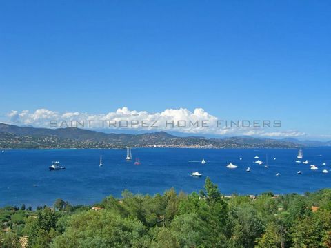 In a favoured and secured area very close to Saint Tropez, an exclusive villa was renovated with luxury materials in a modern style with an outstanding panoramic sea view over the entire Gulf of Saint Tropez, the old village and the harbour towards t...